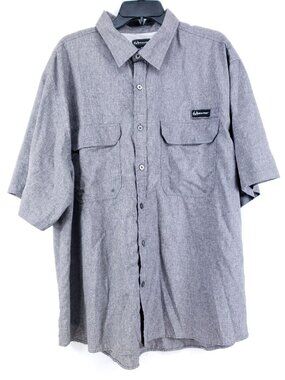 Realtree Vented Shirt Men's Size XXL Gray Short Sleeve